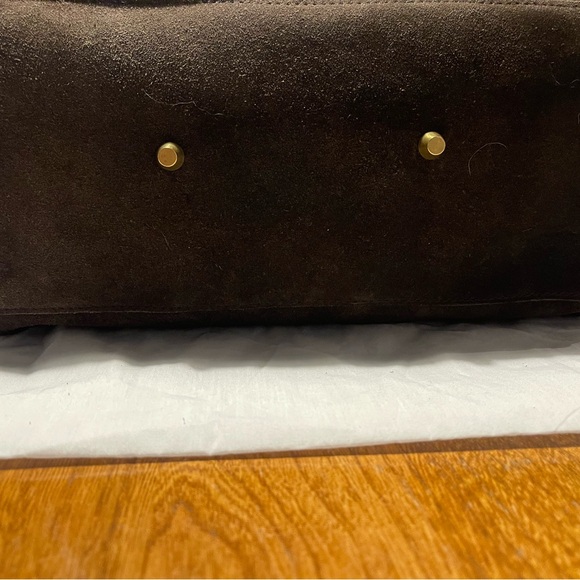 Free People Dark Brown Suede Shoulder Bag - Picture 8 of 9